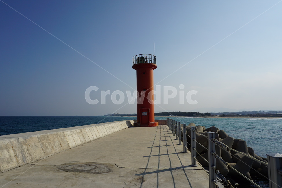 등대,빨간등대,방파제,강릉바다,바다,등대,lighthouse