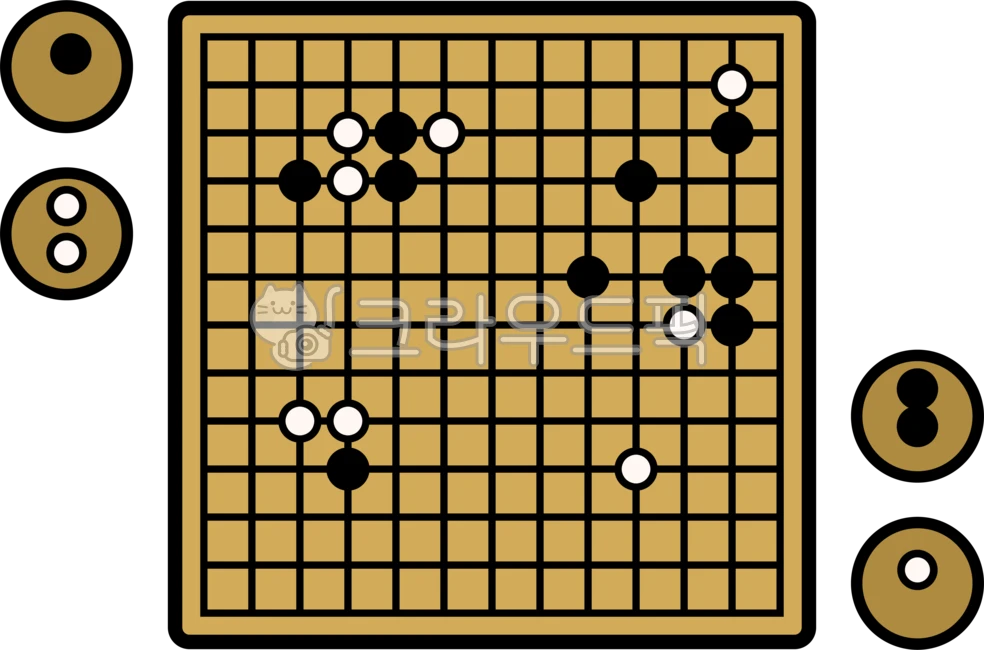 바둑, 바둑판, 바둑알, 아이콘, baduk, 사진,이미지,일러스트,캘리그라피 - kinghobak작가