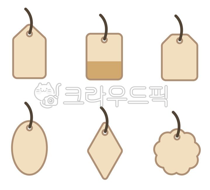 Tag,price tag,label,square tag,round tag,paper tag,two-tone tag,brown tag,light brown tag,simple tag,tag,label,tag illustration,tag picture,label illustration,label picture,tag vector