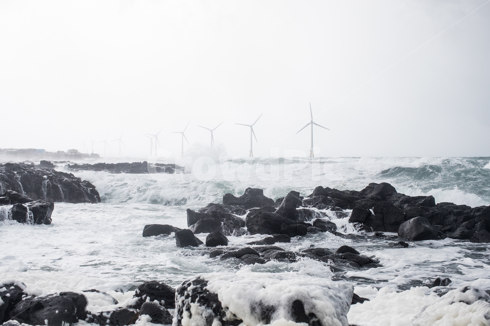 바다,파도,풍력발전기,제주도,바람,제주도,jeju,jeju island,산업,industry,industrial,에너지산업,energy industry