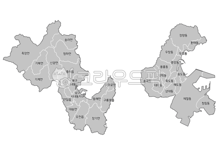 포항시,포항시지도,포항시행정지도,포항시행정구역,지도,한국지도