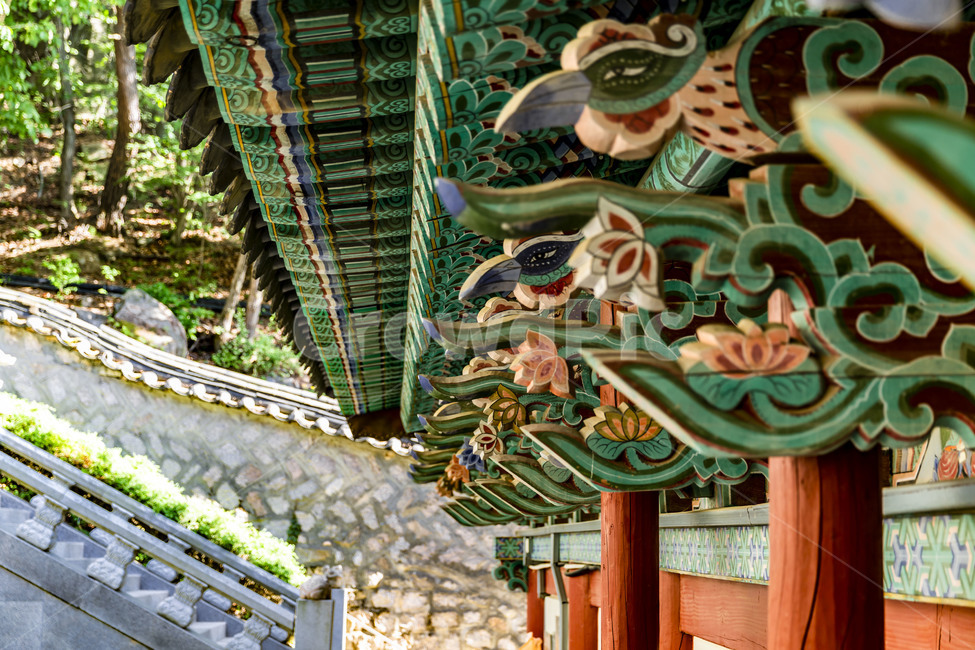 삼천사,기와,사찰,고건축,전통건축,단청,문양,채색,처마,한국전통,한국문화,korean traditional,korean culture