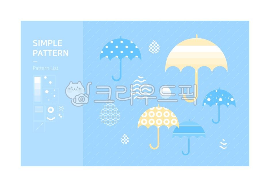 패턴,벽지,패브릭,텍스쳐,레트로,컬러풀,빈티지,배경,우산,비,물방울,도트,벌짚,육각형,물결,꽃,격자무늬,체크무늬,그래픽,일러스트레이션,graphic,illustration