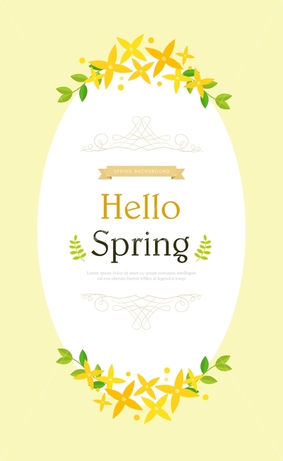개나리,꽃,잎,식물,봄,팝업,이벤트,쇼핑,봄,계절,spring,season,그래픽,일러스트레이션,graphic,illustration