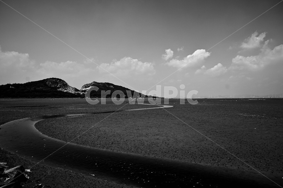 갯골,바다,썰물,물길,흑백,모노,자연,풍경,nature,landscape,흑백,모노톤,monochrome,black and white,outdoors,옥외,land,땅,weather,날씨