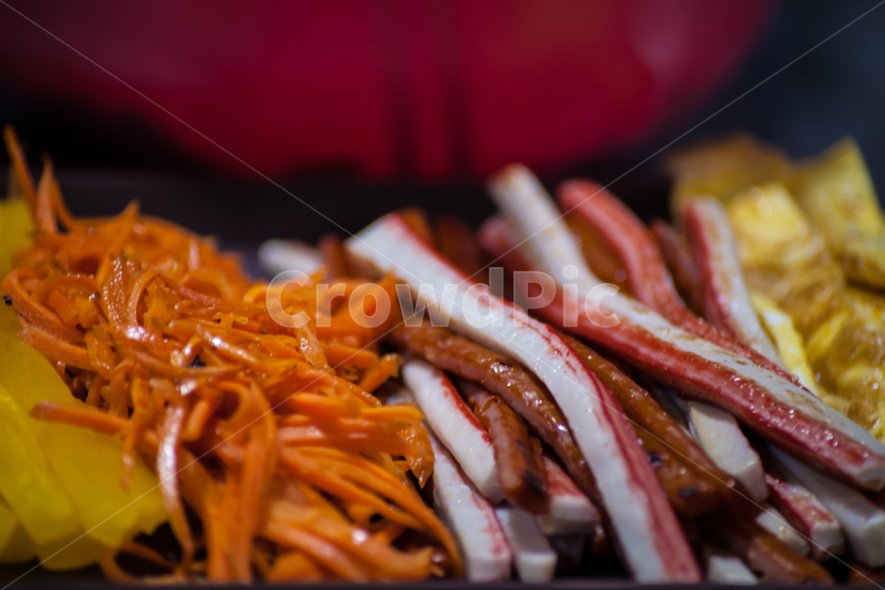 김밥재료,단무지,당근,지단,맛살,재료,음식,음식,식재료,요리,food,cook,meal,dishes,food reserves