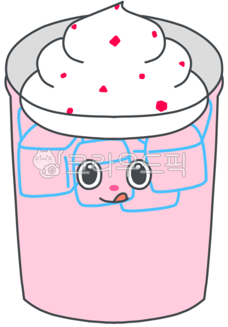 음료,테이크아웃,카페,딸기쉐이크,휘핑크림,스무디,슬러시,스티커,다꾸,꾸미기,다이어리꾸미기,행사,시음,귀여운