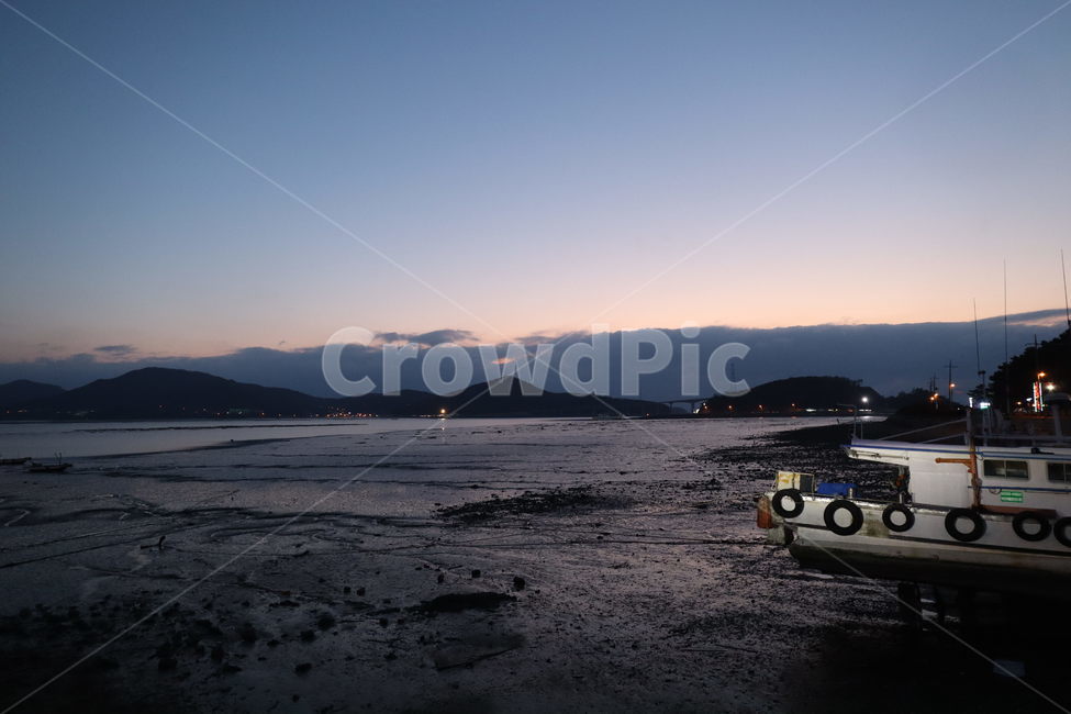 shoreline,해안선,water,바다,ocean,연안,인천,저녘,노을,옥외,갯벌,바닷가
