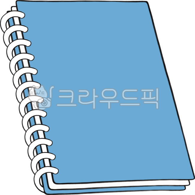 노트,공책,스프링노트,파란색,학용품