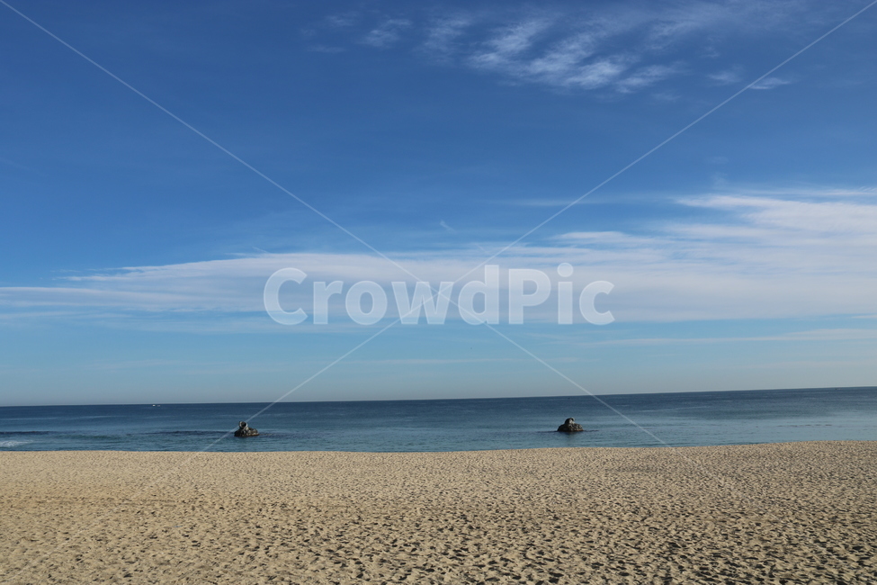 경포해수욕장,해변,하늘,구름,바다,안목해변,sky,sea,beach,cloud