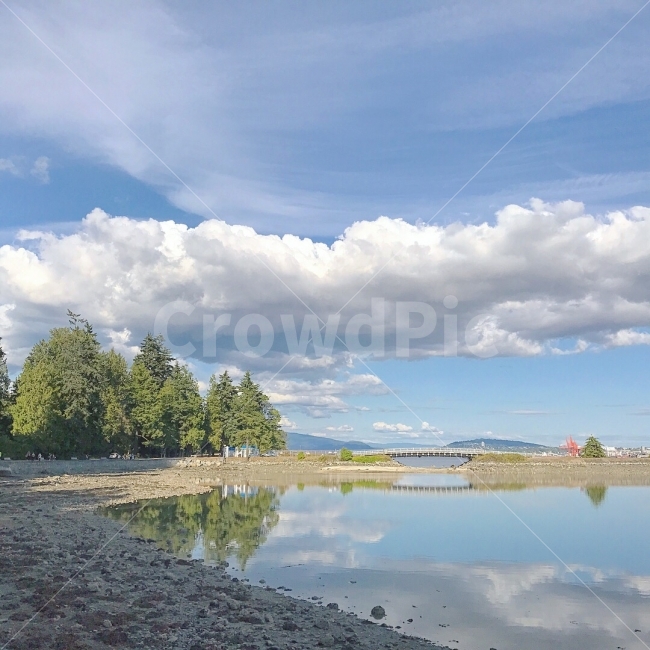 캐나다,해변공원,날씨맑음,구름,하늘,자연,풍경,nature,landscape,outdoors,옥외,water,물,weather,날씨,cloud,cumulus,적운,sky