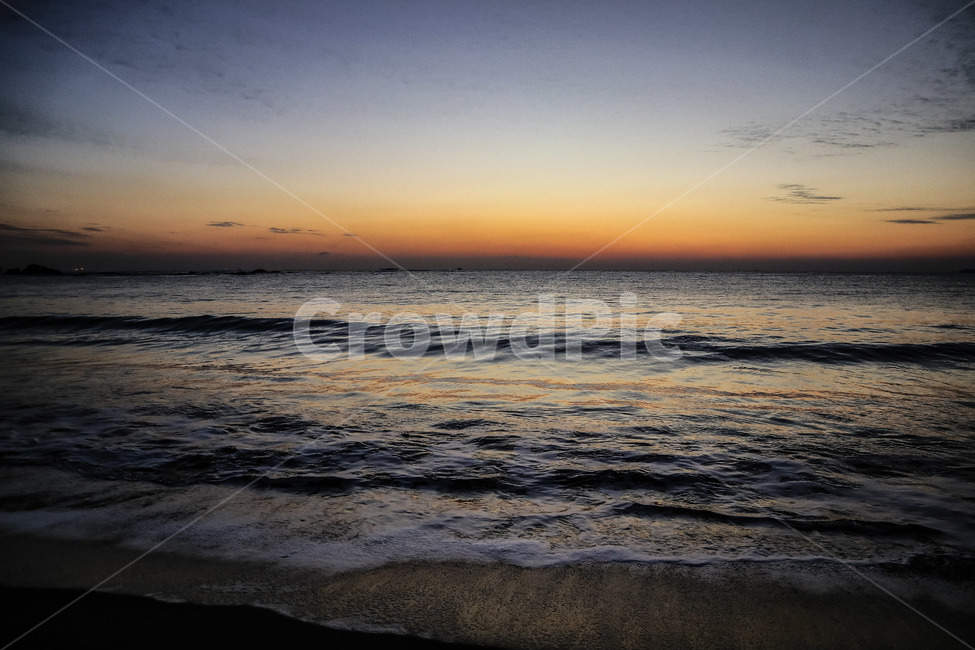 바다,하늘,구름,달,파도,새벽,자연,풍경,nature,landscape,sea,ocean,대양,outdoors,옥외,water,물