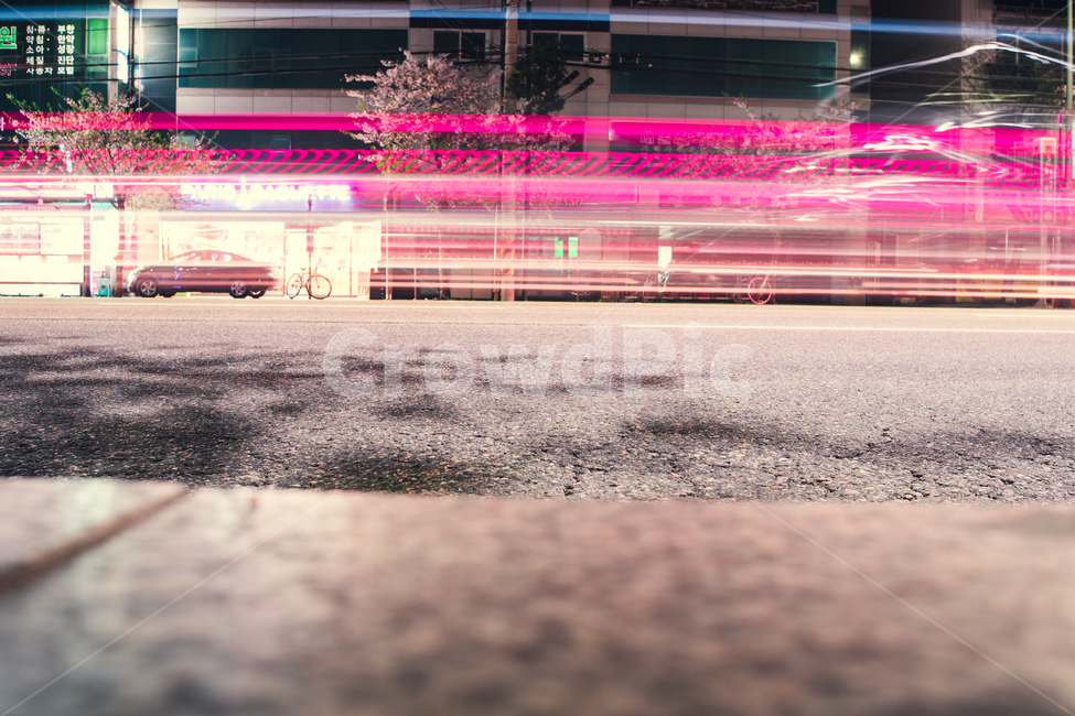 asphalt,아스팔트,빛,궤적,장노출