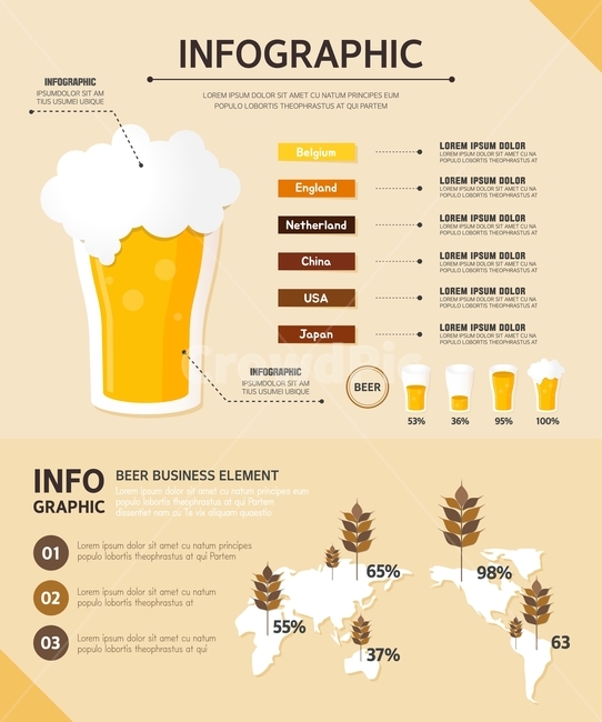 인포그래픽,그래프,엘리먼트,텍스트박스,텍스트,맥주,세계지도,술,주류,alcohol,그래픽,일러스트레이션,graphic,illustration