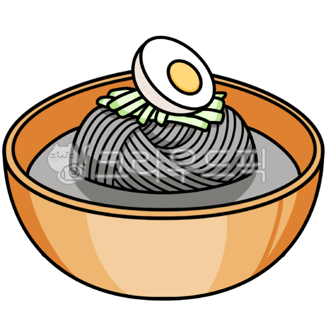 egg,cucumber,plate,noodle,bowl,black beans,Seori Thai bean noodles,seoritae,egg cross section,hard boiled,black bean noodles,noodle dish,hand drawing,seoritae Noodles,noodles,bean noodles,food drawing,food,health food,meal,dish,summer health food