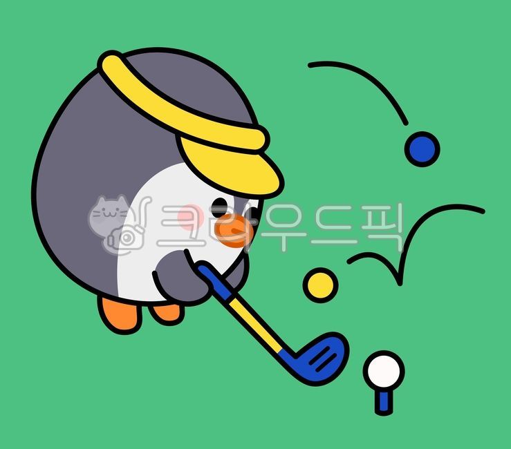 sports,golf course,Penguin,mini golf,screen golf,penguin illustration,animal characters,golf,field,golf ball,golf club,golf hat,penguin character,penguin,golf illustration