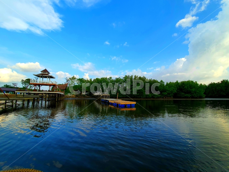 워터프론트,포트,port,sky,river