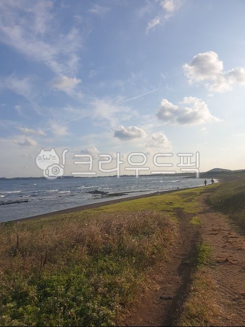 가을하늘,바닷가,제주도,자연,배경