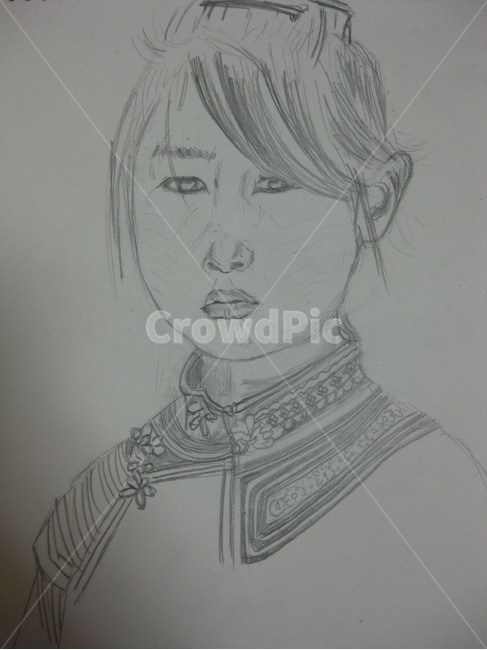 person,사람,초상화,소수민족,소녀,girl