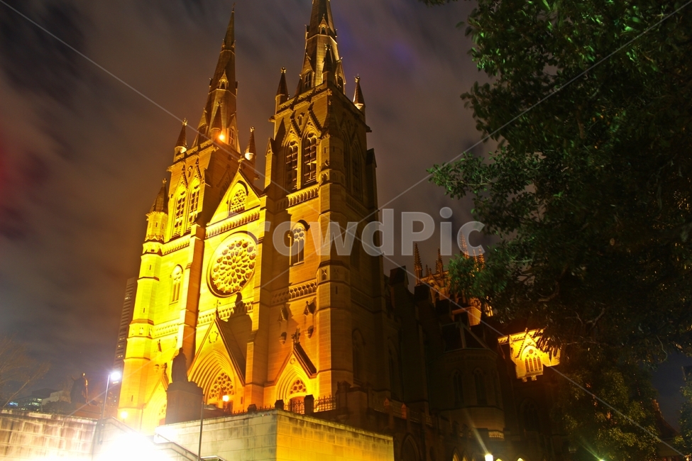 시드니,세인트메리,stmary,시드니성당,cathedral,야경,밤,풍경,nightscape,night,landscape,랜드마크,landmark,tourist attraction,해외,외국,세계,foreign,oversea,world,세계랜드마크,해외랜드마크,외국랜드마크,world landmark,world tourist attraction,종교,신앙,religion,belief,faith,건축물,건물외관,exterior,building,structure,architecture,construction,건물,tower,탑,spire,첨탑,steeple,뾰족한 탑,clock tower,시계탑
