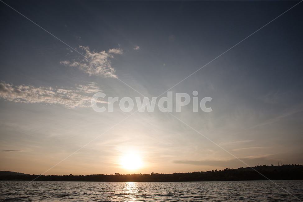아프리카,우간다,하늘,석양,빅토리아호수,일몰,자연,풍경,nature,landscape,light,빛,flare,플레어,outdoors,옥외,sunlight,햇빛