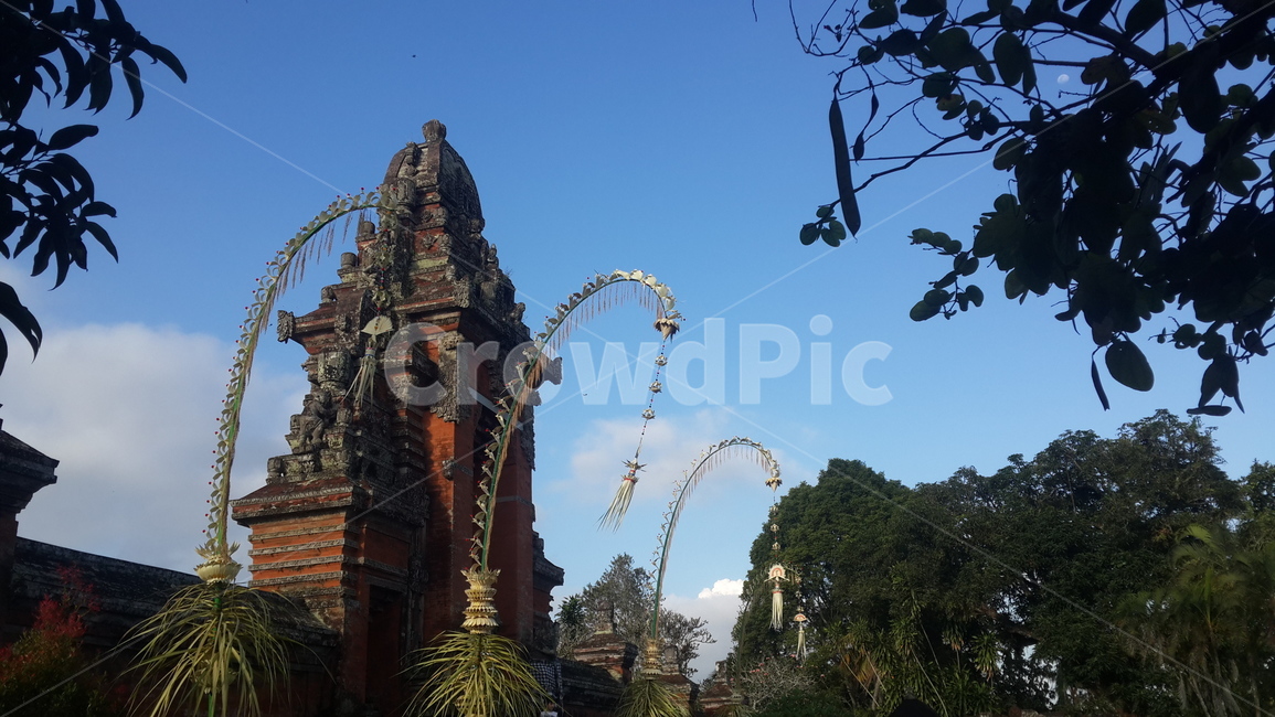 인도네시아,발리,장식,데코레이션,indonesia,bali,sky,bluesky,blue,하늘,파란하늘,푸른하늘,장식문화,발리문화,축하,경축,decoration,culture