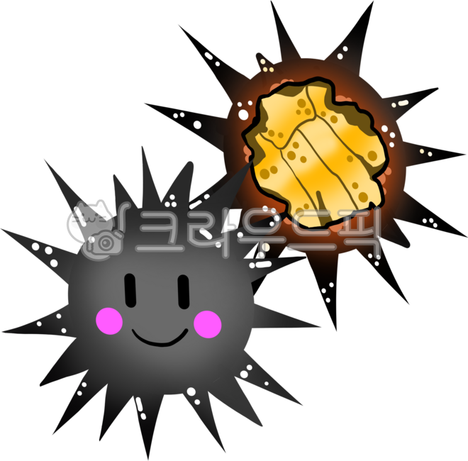 성개,성게,해산물,수산물,어폐류,수산,바다생물,캐릭터
