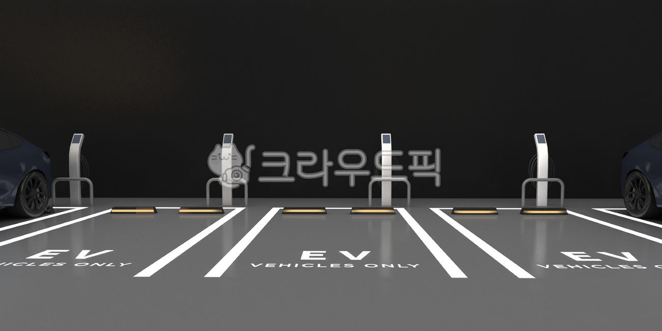 전기차,주차장,주차실,전기차충전,충전기,충전소,ev,car,vehicle,charger,charging,전기충전소,자동차,차량,주차,충전구역,주차구역,3d,일러스트,바닥그래픽,벽면그래픽,graphic,wall,floor,copyspace,카피스페이스,배경,백그라운드