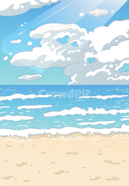 natural,landscape,풍경화,풍경그림,백그라운드,예쁜,아름다움,예쁜그림,자연,경치,경관,자연경관,풍경,자연풍경,배경,낮,실외,야외,여행지,휴양지,피서,여름,무인,일러스트,일러스트레이션,벡터,벡터일러스트,eps,드로잉,아트,삽화,만화,카툰,디자인,아트클립,클립아트,그림,콘셉트,웹,앱,소스,웹소스,앱소스,바다,바다배경,바다전경,해변,해수욕장,수평선,물살,파도,바닷물,해안,모래,모래사장,구름,하늘,햇볕,햇빛,해변,바다,beach,sea,그래픽,일러스트레이션,graphic,illustration