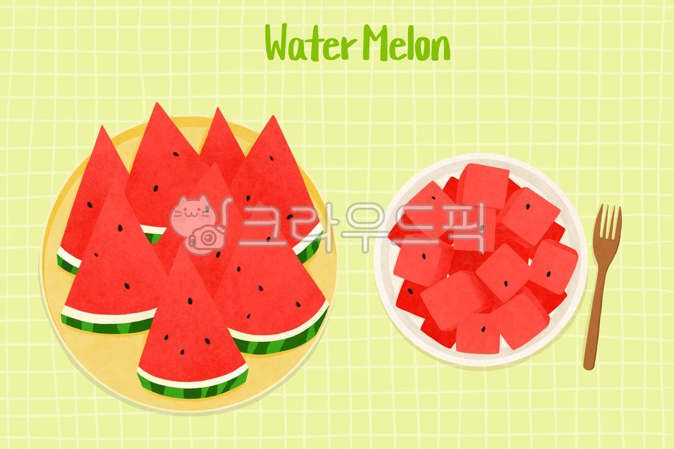 과일,여름과일,수박커팅,수박슬라이스,플레이팅,제철과일,수박,수박조각,달콤한,상큼한,디저트,후식,오브젝트,일러스트,웰빙,시원한,여름,생과일,맛있는,초록색,빨간색,그룹오브젝트,갈증,쥬시,리프레시,dessert,fruit,sweet,fresh,delicious,plate,summerfruit,plaiting,watermelon,objects,juicy,vector,illustration,cutting,summer,cool,red,green,wellbeing,refresh,수박씨,음식,food,접시,포크