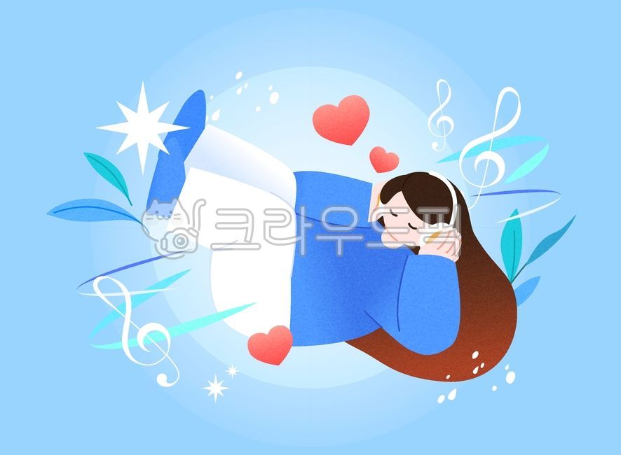 심리질환,마음건강,정신건강,심리치료,마음치료,상담,심리,마음,정신,음악치료,풀잎,음표,높은음자리표,캐릭터,사람,여자,하트,사랑,우울증,우울,감정,정신병,트라우마,일러스트,디자인,소스,웹소스,배경,백그라운드