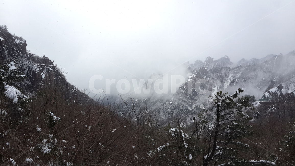 겨울,겨울산,한계령,설악산,설악산겨울,추위,구름,산구름,풍경