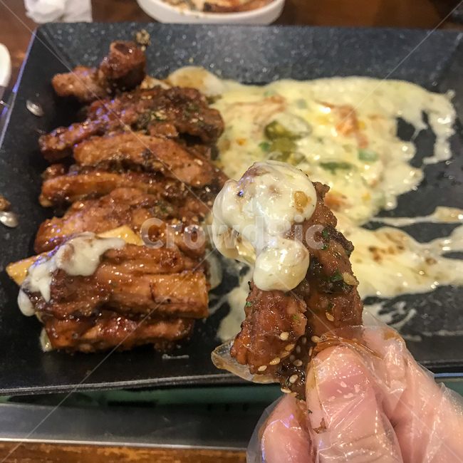 쪽갈비,등갈비,음식,요리,갈비,치즈,치즈쪽갈비,치즈등갈비,고기,치즈요리,고기요리,식사