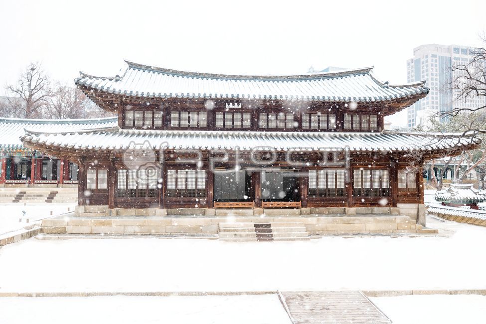 한국적인, 한국전통, 궁, 문화재, 눈내리는궁, 사진,이미지,일러스트,캘리그라피 - Lupin작가