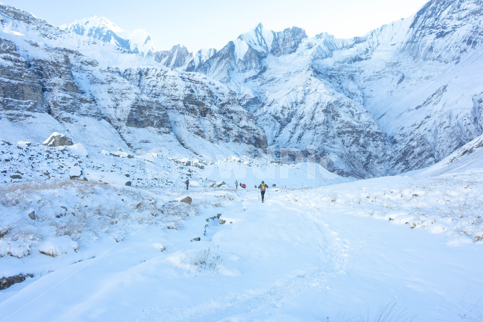 nature,자연,outdoors,옥외,mountain,산,ice,얼음,mountainrange,산맥,눈,안나푸르나,설산,snow,himalaya,등산,트레킹,tracking,겨울,계절,winter,season,자연,풍경,nature,landscape