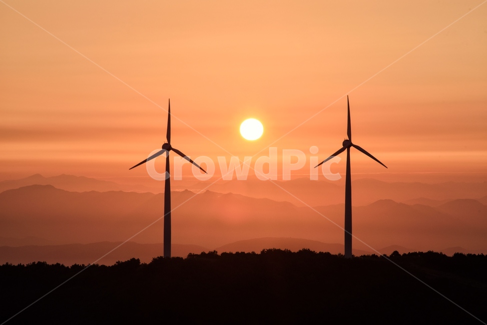 일출,태양,sunset,풍력,새해,풍경,산,새벽,산업,industry,industrial,에너지산업,energy industry,machine,기계,engine,엔진,motor,모터
