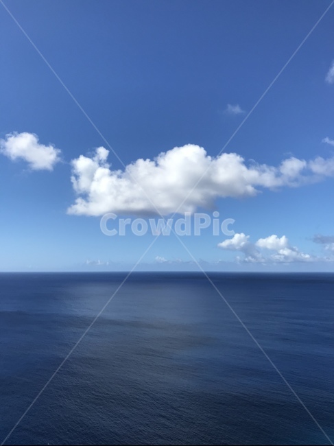 바다,수평선,풍경,하늘,구름,뭉게구름,Sea,cloud,바다배경,자연,풍경,nature,landscape,outdoors,옥외,azure sky,푸른 하늘,sky,horizon