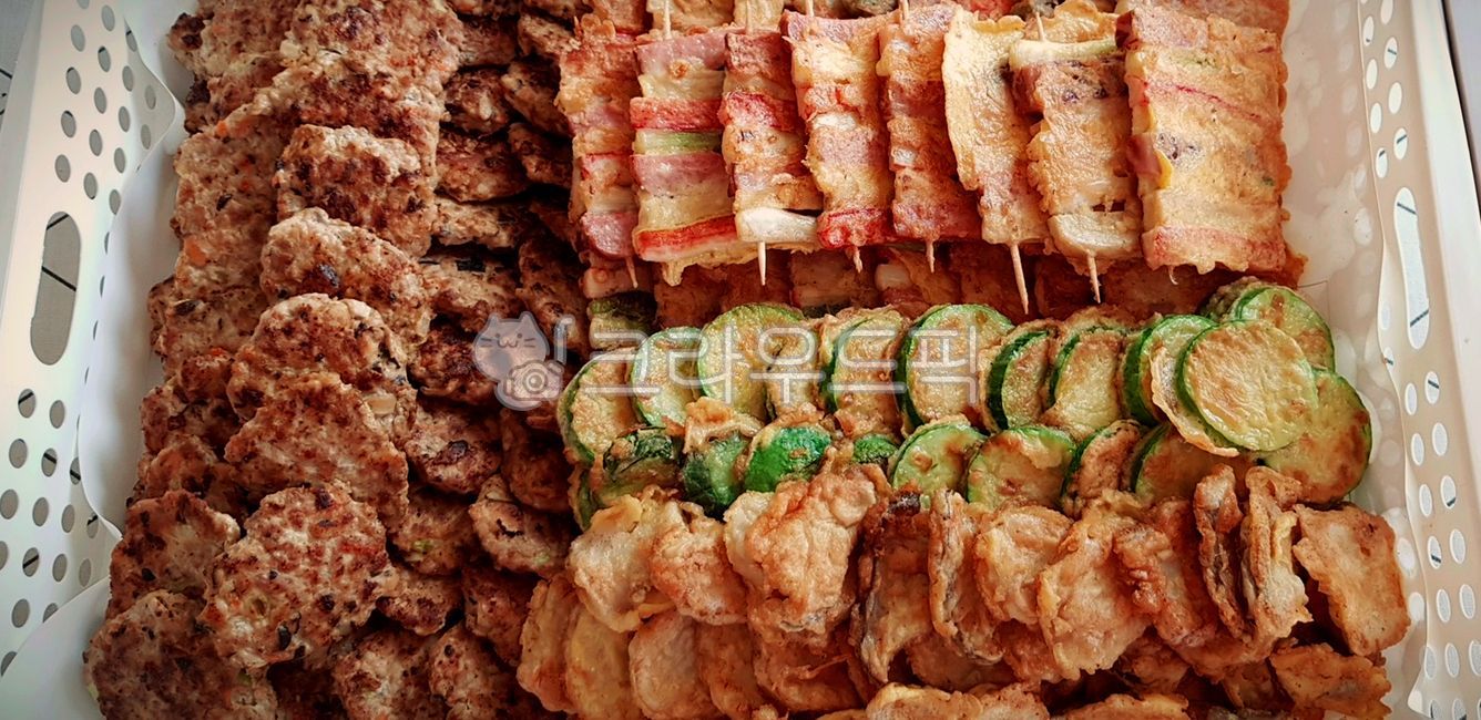 pumpkin pancake,Assorted pancakes,Three color skewer pancake,holiday food,Ring ding,jeon,mushroom pancake