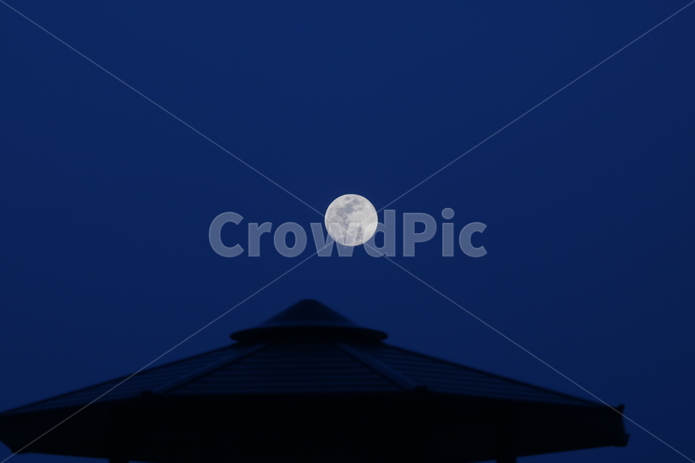 원두막,하늘,달,풍경,야경,자연,풍경,nature,landscape,야경,밤,nightscape,night,outdoors,옥외