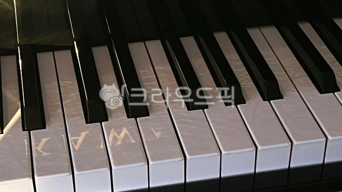 피아노, piano, 건반, keyboard, 빛, 사진,이미지,일러스트,캘리그라피 - 휘우작가