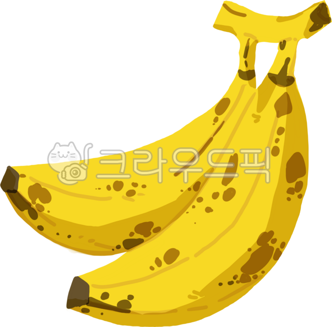 Illustration,picture,banana,browning,browning banana,yellow,browning phenomenon,upper limit,brown