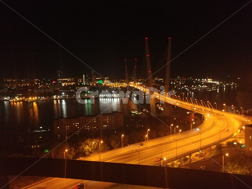 road,freeway,도로,야경,블라디보스톡야경,블라디보스톡,금각교