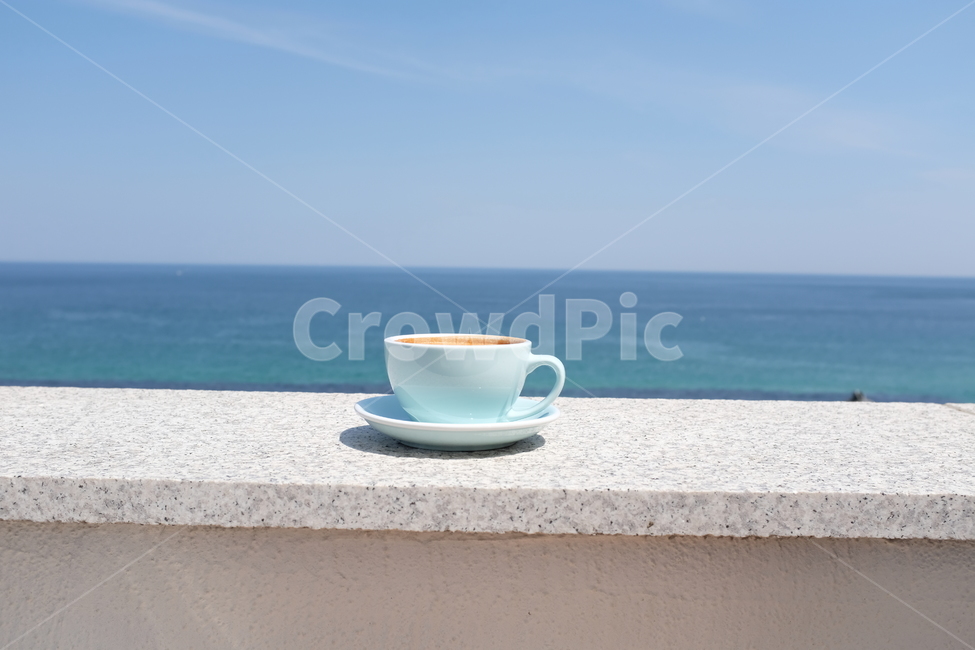 바다,블루,커피,여름,청량,컵,커피,카페,coffee,cafe