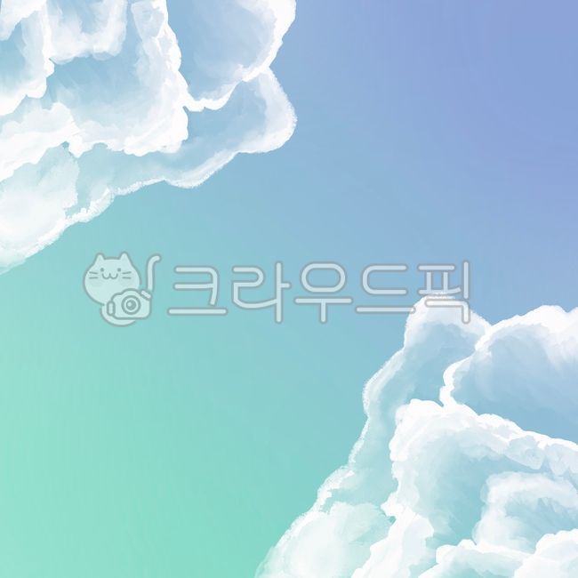 구름,일러스트,배경,감성,하늘,파랑