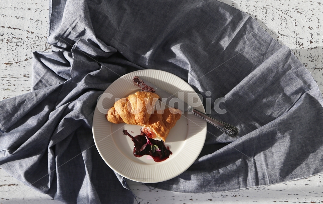 브런치,블루베리잼,잼,크로와상,croissant,크로아상