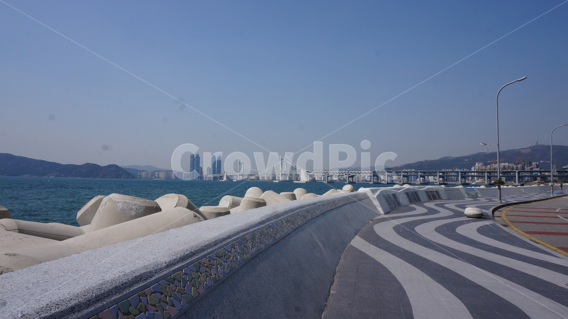 광안리,sea,난간,banister,handrail