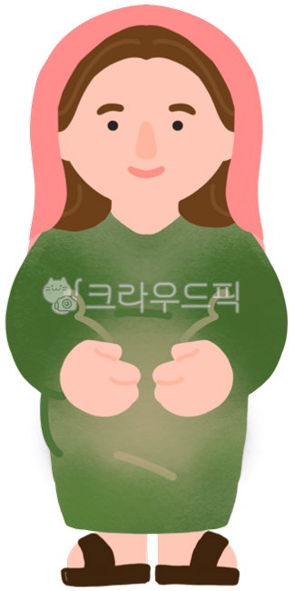이스라엘사람,유대인,임신,임신부,전통의상,전통,성경인물,여자,사람,성경인물일러스트,기독교일러스트,엘리사벳,크리스찬일러스트,이스라엘여자