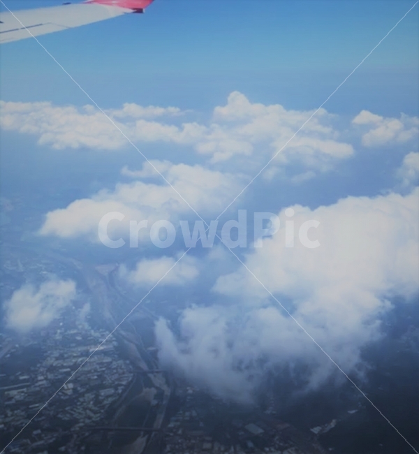 하늘,날다,높다,구름,내려다보다,비행,sky,fly,high,cloud,nature,자연,view,여행,휴가,traveling,vacation,trip,교통,교통수단,traffic,transportation,outdoors,옥외,azure sky,푸른 하늘,scenery,풍경,landscape,경치