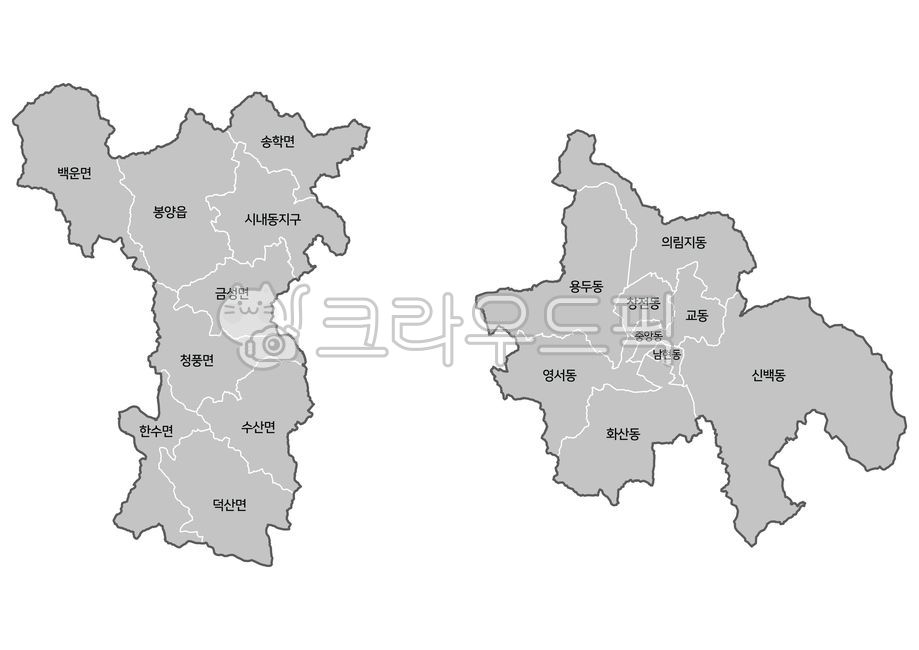 Jecheonsi,Chungcheongbukdo,Jecheon City Administrative District,map,Jecheon City Administrative Map,Jecheon city,Jecheon,map of korea