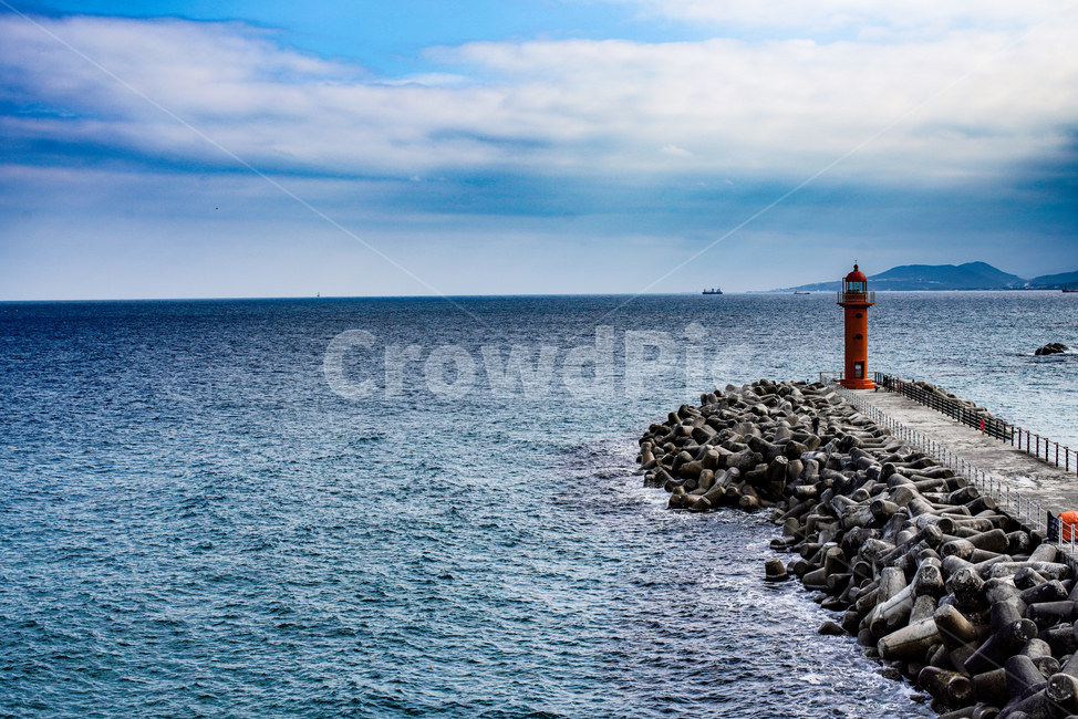 강릉,심곡항,항구,동해,바다,방파제,선착장,등대,빨간등대,sea,port,등대,lighthouse